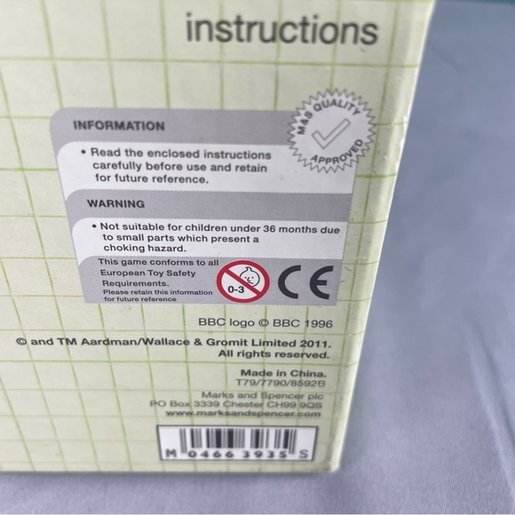 Vintage Board Game Wallace & Gromit Rocket Race BBC Marks & Spencer 1996 - Picture 14 of 14